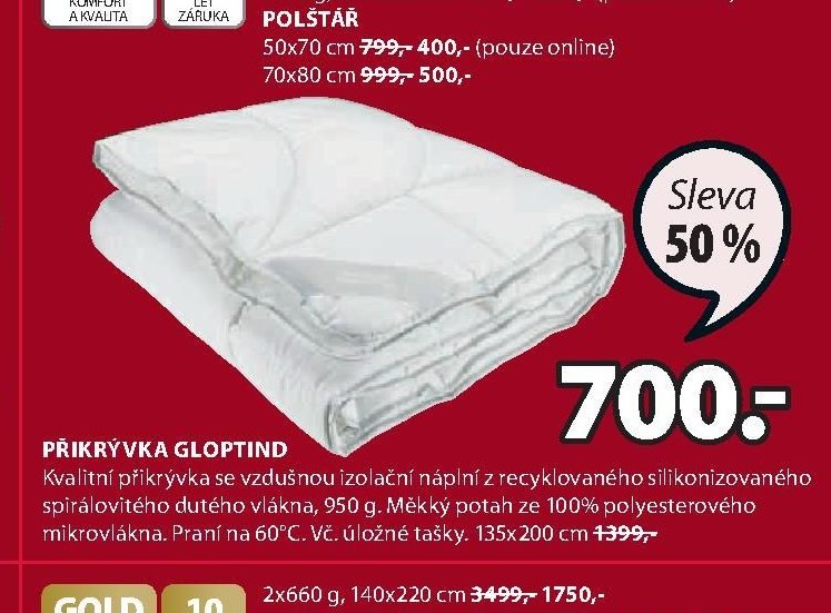 Přikrývka GLOPTIND