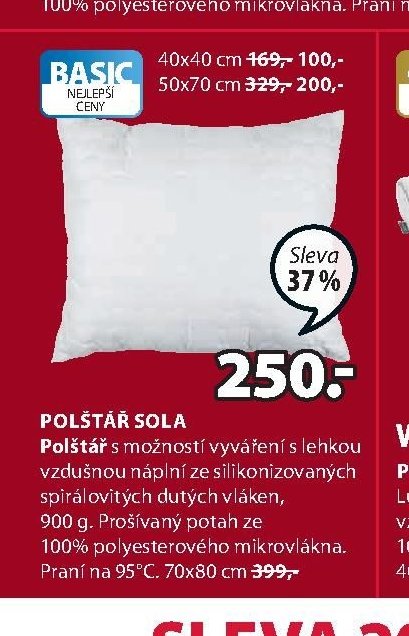 Polštář SOLA