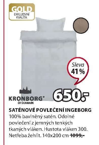 Saténové povlečení INGEBORG