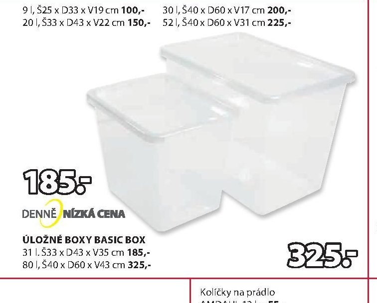 ÚLOŽNÉ BOXY BASIC BOX