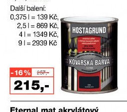 Hostagrund Kovářská barva S2160, 0,6 l