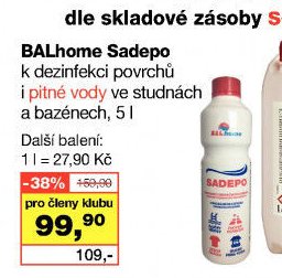 BALhome Sadepo k dezinfekci povrchů, 5 l