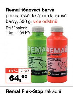 Remal tónovací barva