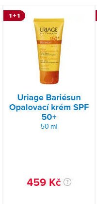 Uriage Bariésun Opalovací krém SPF 50+