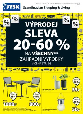 aktuální leták Jysk 29.7.2021-11.8.2021