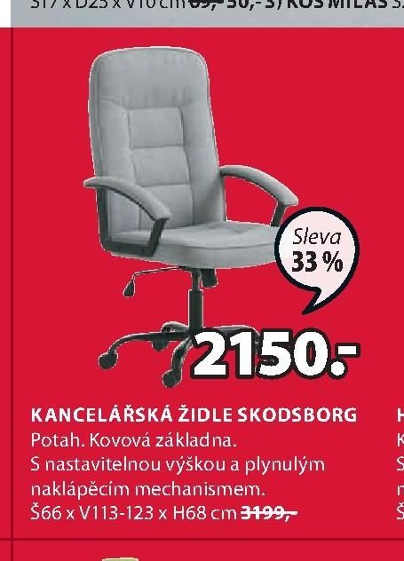 Kancelářská židle Skodsborg