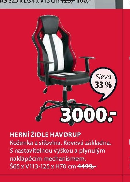Herní židle Havdrup