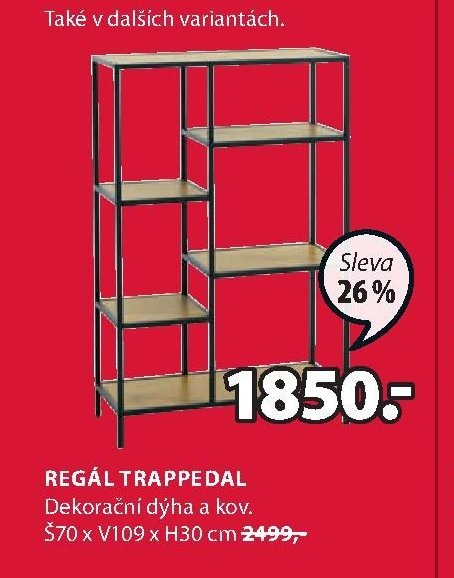 Regál Trappedal