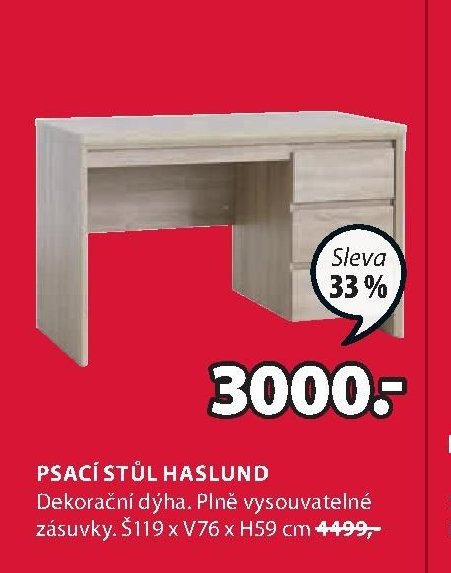 Psací stůl Haslund