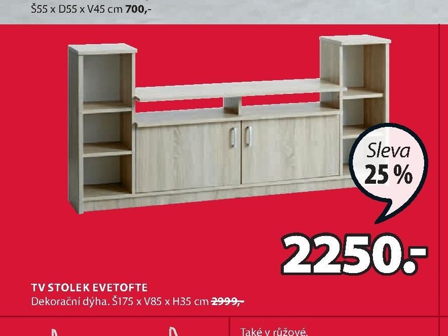 TV stolek EVETOFTE