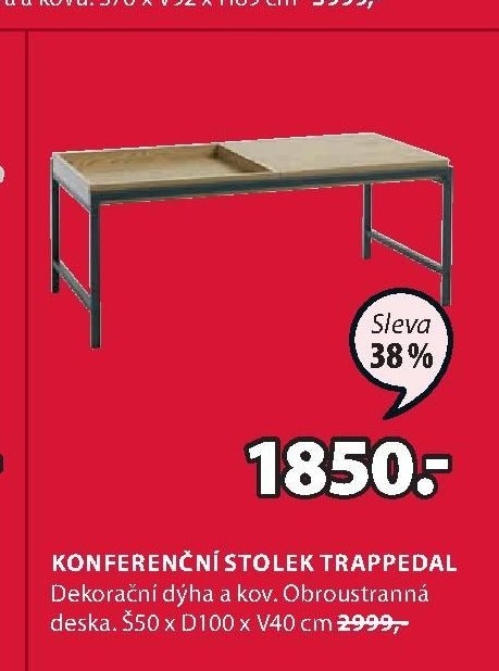 Konferenční stolek TRAPPEDAL