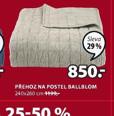 PŘEHOZ NA POSTEL BALLBLOM