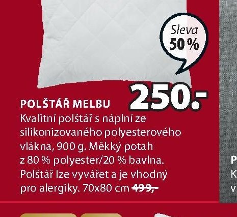 Polštář Melbu