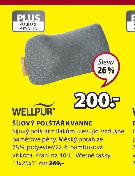 Šijový polštář Kvanne