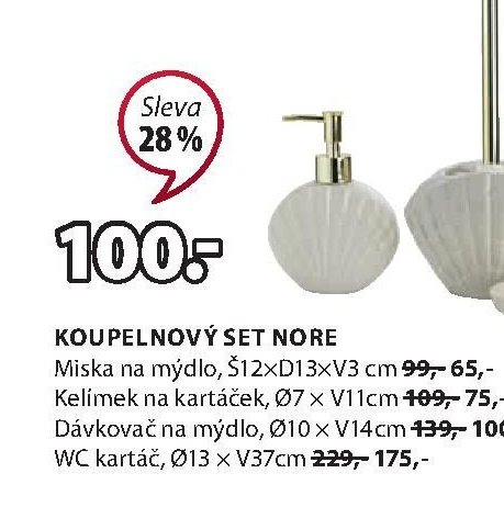 Koupelnový set Nore