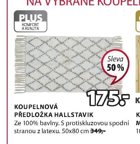 Koupelnová předložka Hallstavik
