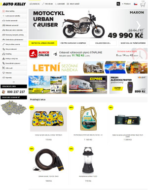 aktuální leták Auto Kelly 3.8.2021-9.8.2021