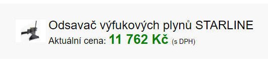 Odsavač výfukových plynů STARLINE