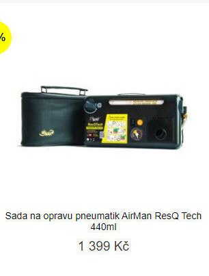 Sada na opravu pneumatik AirMan ResQ Tech 440ml