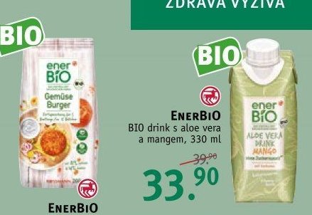 ENERBIO BIO drink s aloe vera a mangem, 330 ml