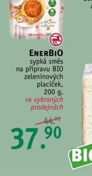 ENERBIO sypká směs na přípravu BIO zeleninových placiček, 200 g