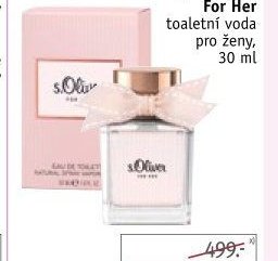 S. OLIVER For Her toaletní voda