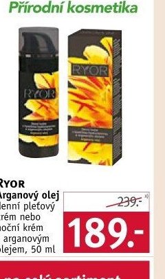 Ryor arganový olej denní nebo noční krém