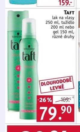 TAFT lak na vlasy