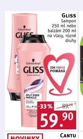 Gliss šampon nebo balzám