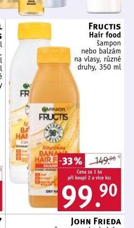 Fructis Hair Food šampon nebo balzám