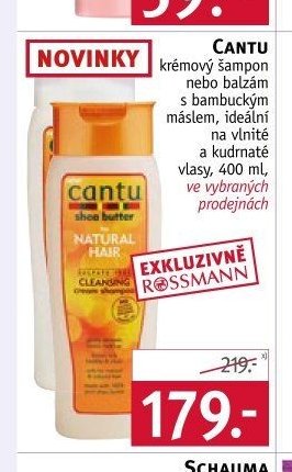 Cantu krémový šampon nebo balzám