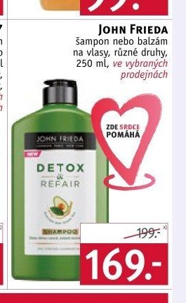 John Frieda šampon nebo balzám