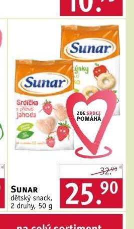 Sunar dětský snack