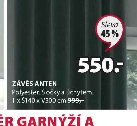 ZÁVĚS ANTEN