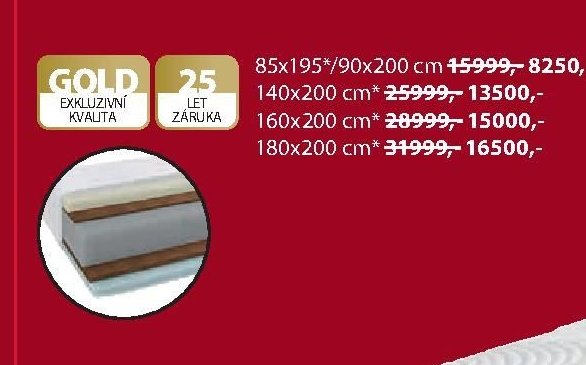 Matrace GOLD