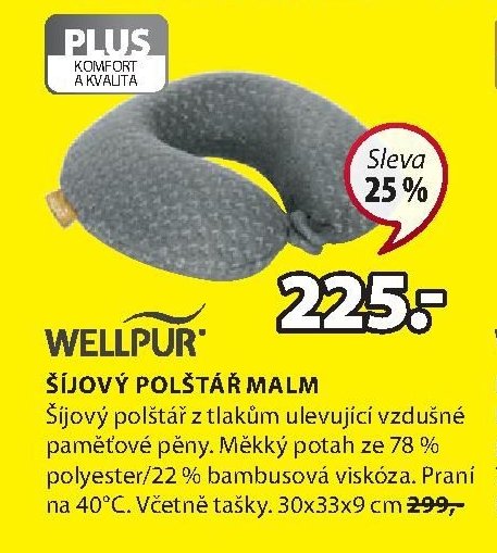 ŠIJOVÝ POLŠTÁŘ MALM
