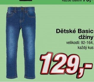 Dětské Basic džíny