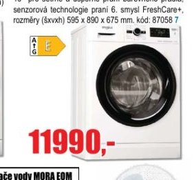 Pračka + sušička WHIRLPOOL FWDG 971682 WBV EE N