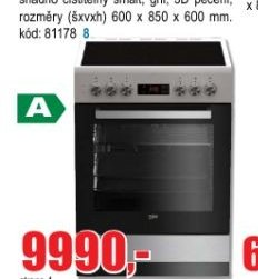 Sporák BEKO FSM 67320 GXS