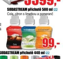 SODASTREAM příchutě 500 ml