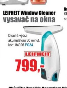 LEIFHEIT Window Cleaner vysavač na okna