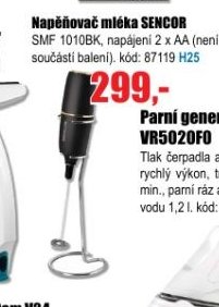 Napěňovač mléka SENCOR SMF 1010BK