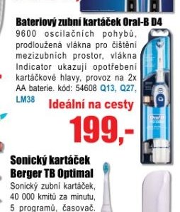 Bateriový zubní kartáček Oral-B D4