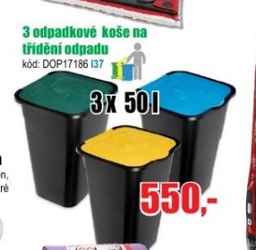 Mop Vileda 3 odpadkové koše