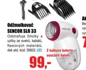 Odžmolkovač SENCOR SLR 33