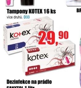 Tampony KOTEX 16 ks