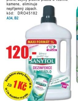 Dezinfekce na prádlo SANYTOL 1 litr