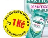 Dezinfekce utěrky SANYTOL 36 ks