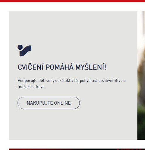 CVIČENÍ POMÁHÁ MYŠLENÍ!