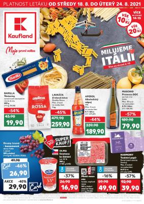 aktuální leták Kaufland 18.8.2021-24.8.2021